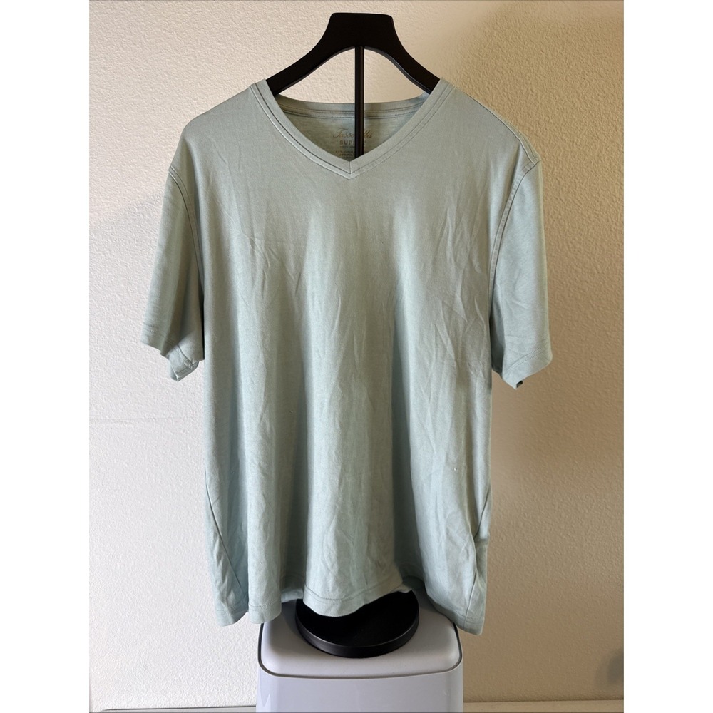 Tasso Elba Supima Men's Casual Tee Blue‎ Size L
